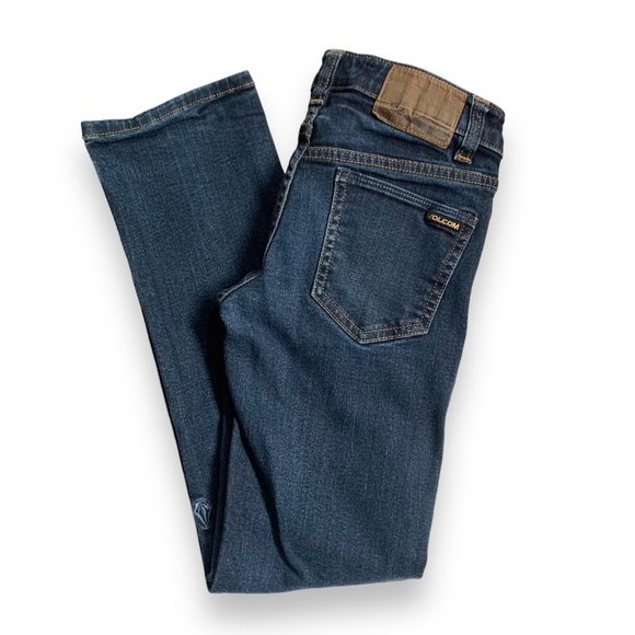 Volcom Boys Vorta Slim Straight Fit Denim Jeans - Size 25 - Picture 2 of 11